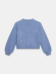 Mint Velvet Blue Wool Blend Pocket Detail Cardigan - Image 7 of 7