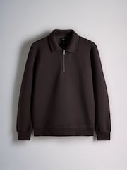 The Set 2 Pack Pique Quater Zip Polo Jumpers - Larawan 2 ng 5