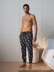 Black Star Wars Printed Long Pyjama Bottoms - Image 2 of 5