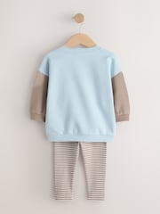 Blue Sweatshirt and Leggings Set 2 Piece (3mths-7yrs) - Image 7 of 9