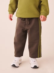 Olive Green Printed Crew Neck Sweat Top and Joggers Set (3mths-7yrs) - Image 2 of 5