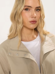 Long Tall Sally Natural Funnel Neck Jacket - Image 4 of 5