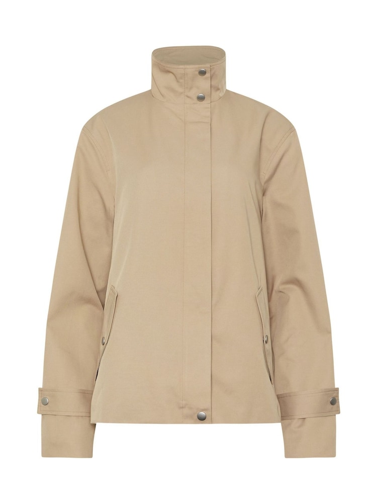 Long Tall Sally Natural Funnel Neck Jacket - Image 5 of 5