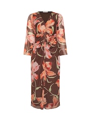 Yours Curve London Knute Mesh Maxikjole - Bilde 5 av 5