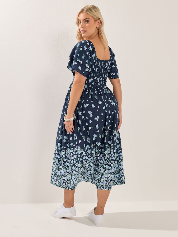 mid flowy dress R.Vivimos Women's Fall Casual Gauze Cotton Dresses V Neck Long Sleeve Ruffle Tiered Flowy Midi Dress with Pockets (Small, Army Green) at Amazon Women's Clothing store