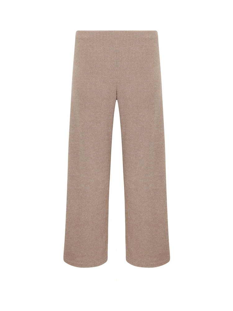 بنطلون برِجل واسعة ناعم الملمس من PixieGirl Petite - صورة 5 من 5