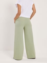 PixieGirl Petite Green Patch Pocket Wide Leg Joggers - Image 3 of 4