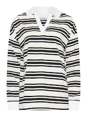 Long Tall Sally White Collared Oversized T-Shirt - Image 6 of 6