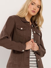 ブラウン - Long Tall Sally デニムジャケット - 画像 4 / 5