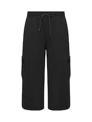 PixieGirl Petite Cargo Pocket Wide Crop Joggers - Larawan 5 ng 5