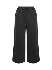 Yours Curve Black Pull On Wide Leg Jean - Image 5 of 5