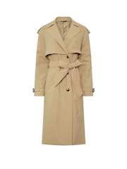 Long Tall Sally Natural Trench Coat - Image 2 of 2