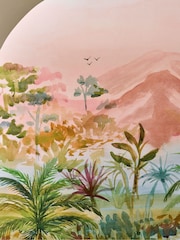 Clarke and Clarke Teal Kerala Indira 13.5 x 6.85M Mural Wallcoverings - Image 4 of 4