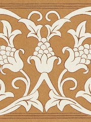 Morris & Co Sussex Rush St Johns Border Unfinished Works 10M Wallpaper - Image 1 of 4