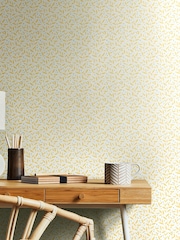 Hoopla Walls Gold Dotty Vine 10M Wallpaper - Image 1 of 2