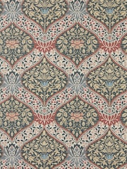 Morris & Co BrickTeal Norbury Unfinished Works 10M Wallpaper - Image 2 of 2