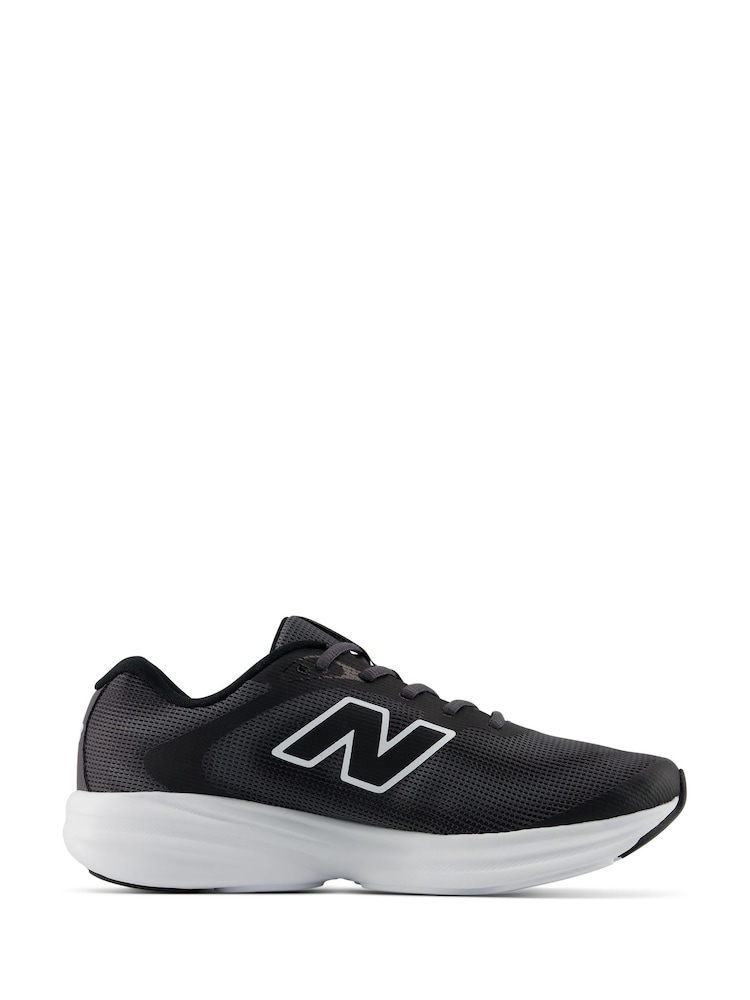 New Balance Black/White 411 Running Trainers - Image 1 of 9