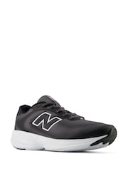 New Balance Black/White 411 Running Trainers - Image 3 of 9