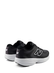 New Balance Black/White 411 Running Trainers - Image 5 of 9
