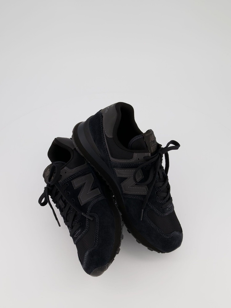 New Balance Black 574 Trainers - Image 2 of 4