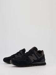 New Balance Black 574 Trainers - Image 3 of 4