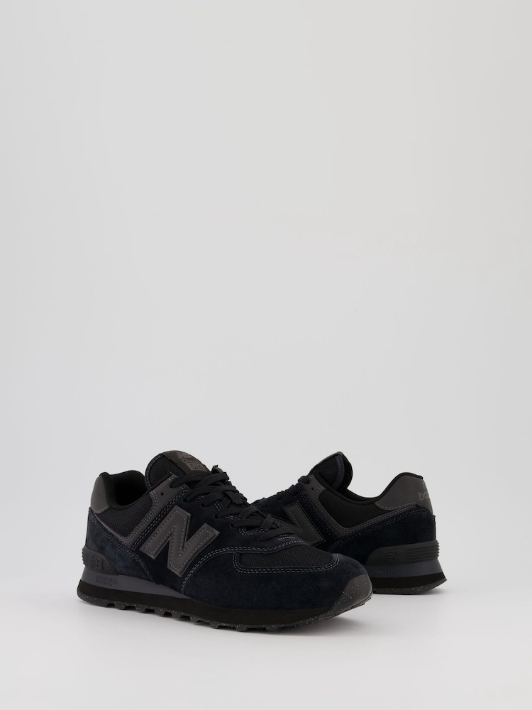 New Balance Black 574 Trainers - Image 4 of 4