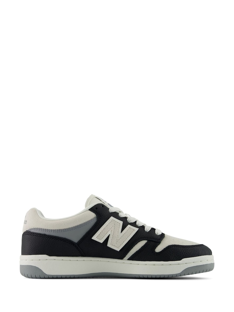 New Balance Black/White 480 Trainers - Image 1 of 7