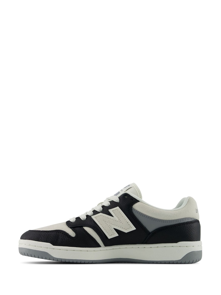 New Balance Black/White 480 Trainers - Image 2 of 7