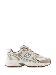 New Balance Cream/Brown 530 Trainers - Image 3 of 10