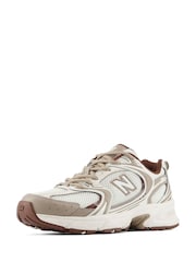 New Balance Cream/Brown 530 Trainers - Image 6 of 10