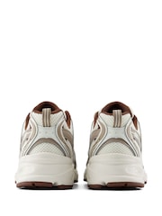 New Balance Cream/Brown 530 Trainers - Image 9 of 10