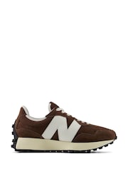 New Balance Burgundy Red 327 Trainers - Image 1 of 10