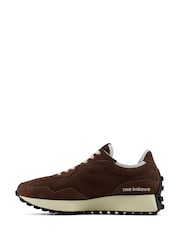 New Balance Burgundy Red 327 Trainers - Image 4 of 10