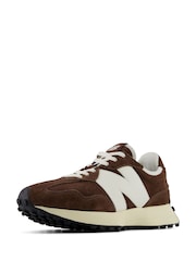 New Balance Burgundy Red 327 Trainers - Image 5 of 10