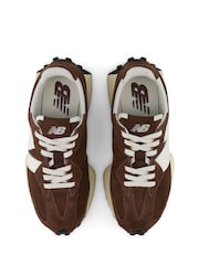 New Balance Burgundy Red 327 Trainers - Image 9 of 10