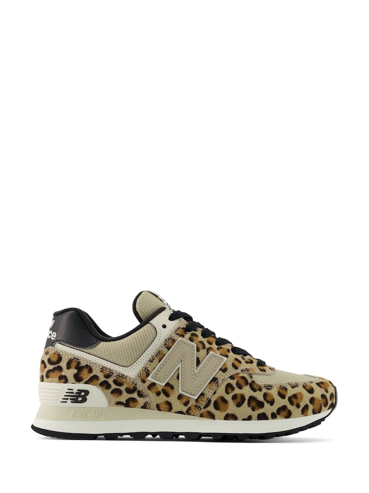 Leopardji potisk - Športni copati New Balance 574 - Slika 1 iz 9