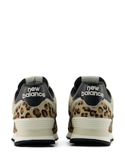 Leopardji potisk - Športni copati New Balance 574 - Slika 3 iz 9