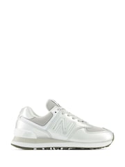 New Balance Metallic 574 Trainers - Image 1 of 10