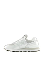 New Balance Metallic 574 Trainers - Image 2 of 10