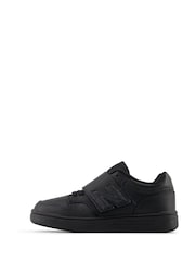New Balance Black 480 Kids Bungee Lace Trainers With Top Strap - Image 2 of 6