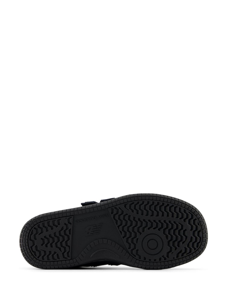 New Balance Black 480 Kids Bungee Lace Trainers With Top Strap - Image 6 of 6