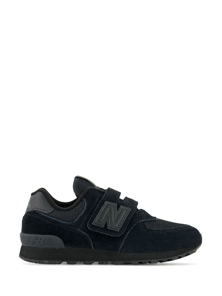 New Balance 574 Hook and Loop Junior Trainers - Imagen 1 de 7 New Balance 574 Hook and Loop Junior Trainers - Imagen 1 de 7