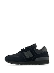 New Balance 574 Hook and Loop Junior Trainers - Imagen 2 de 7