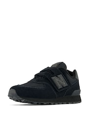 New Balance 574 Hook and Loop Junior Trainers - Imagen 5 de 7