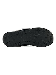 New Balance Black/Grey 574 Hook and Loop Junior Trainers - Image 4 of 5