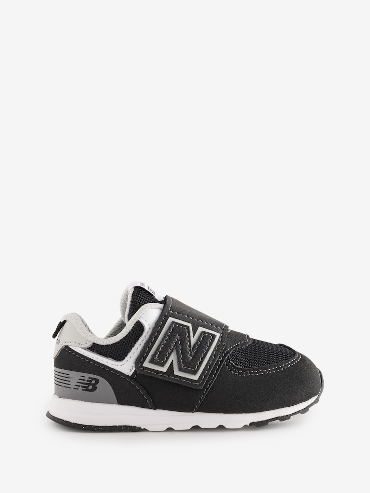 New Balance Black/Grey 574 Infant Trainers - Image 1 of 1 New Balance Black/Grey 574 Infant Trainers - Image 1 of 1