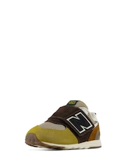 New Balance Mustard Yellow 574 Infants Hook & Loop Trainers - Image 6 of 10