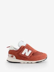 New Balance Bronze 574 Infants Hook & Loop Trainers - Image 1 of 1