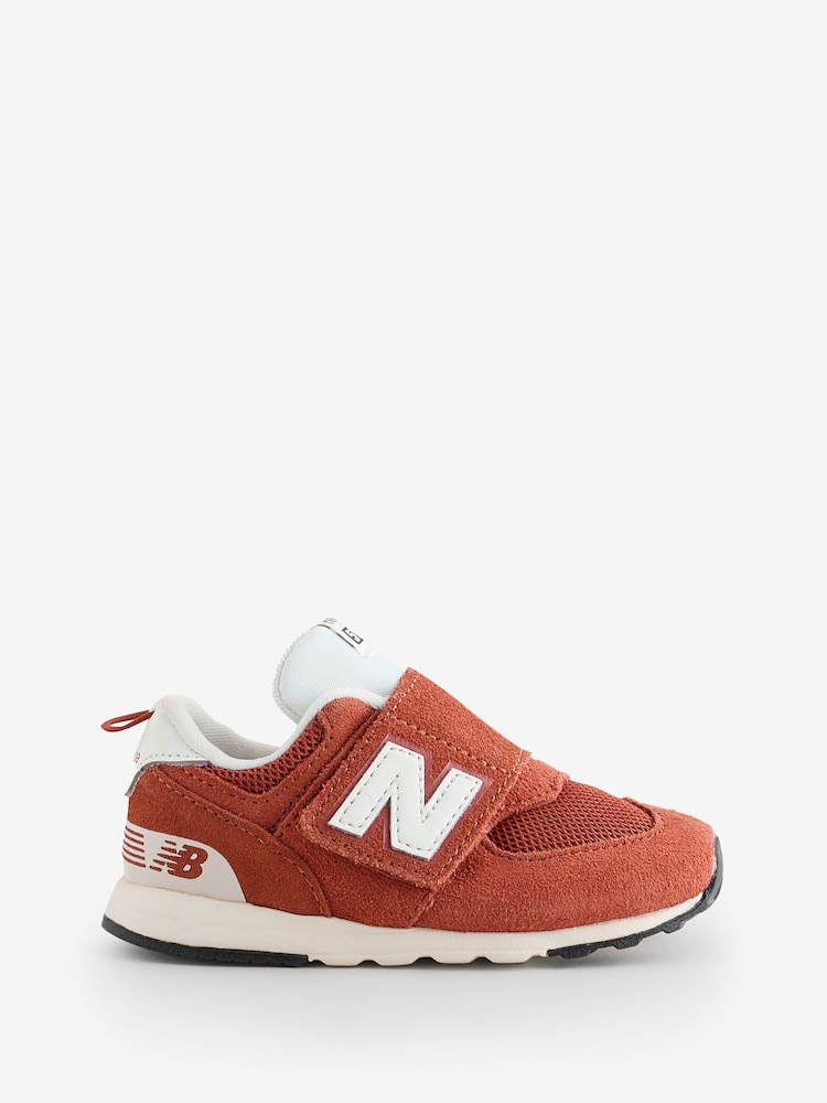 New Balance Bronze 574 Infants Hook & Loop Trainers - Image 1 of 1 New Balance Bronze 574 Infants Hook & Loop Trainers - Image 1 of 1