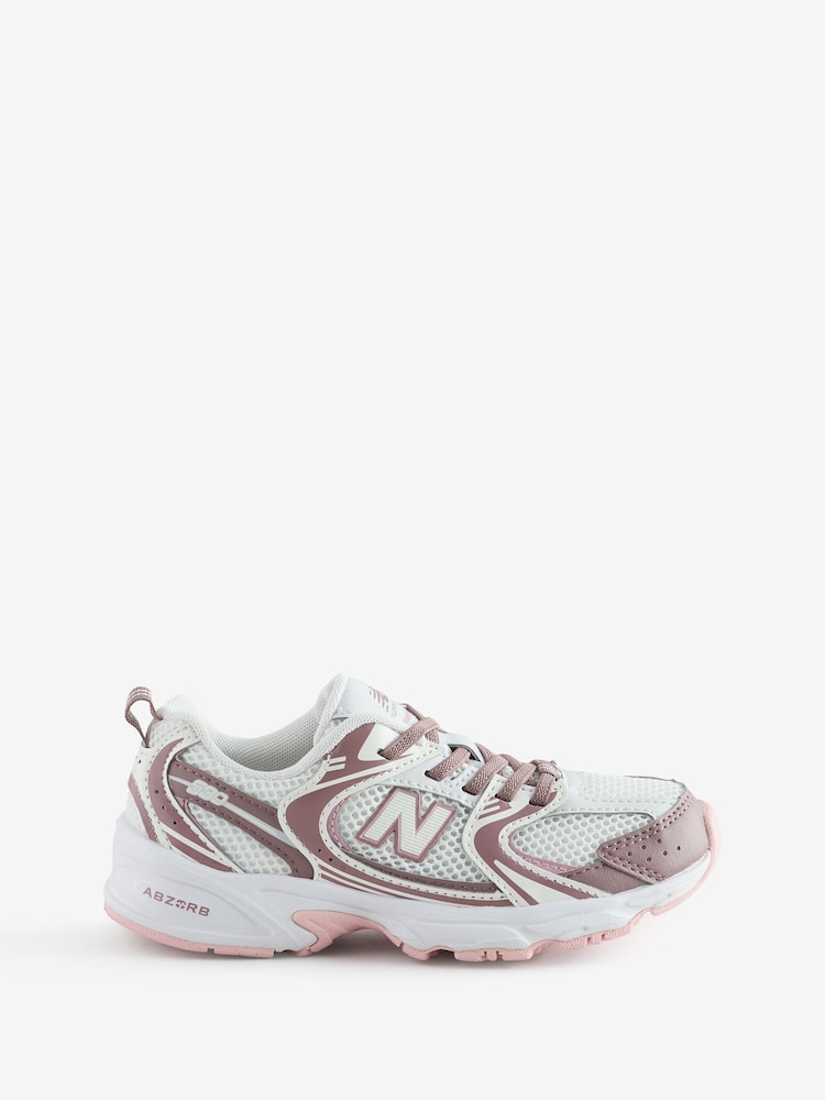 New Balance Taupe Brown 530 Bungee Lace Junior Trainers - Image 1 of 1 New Balance Taupe Brown 530 Bungee Lace Junior Trainers - Image 1 of 1